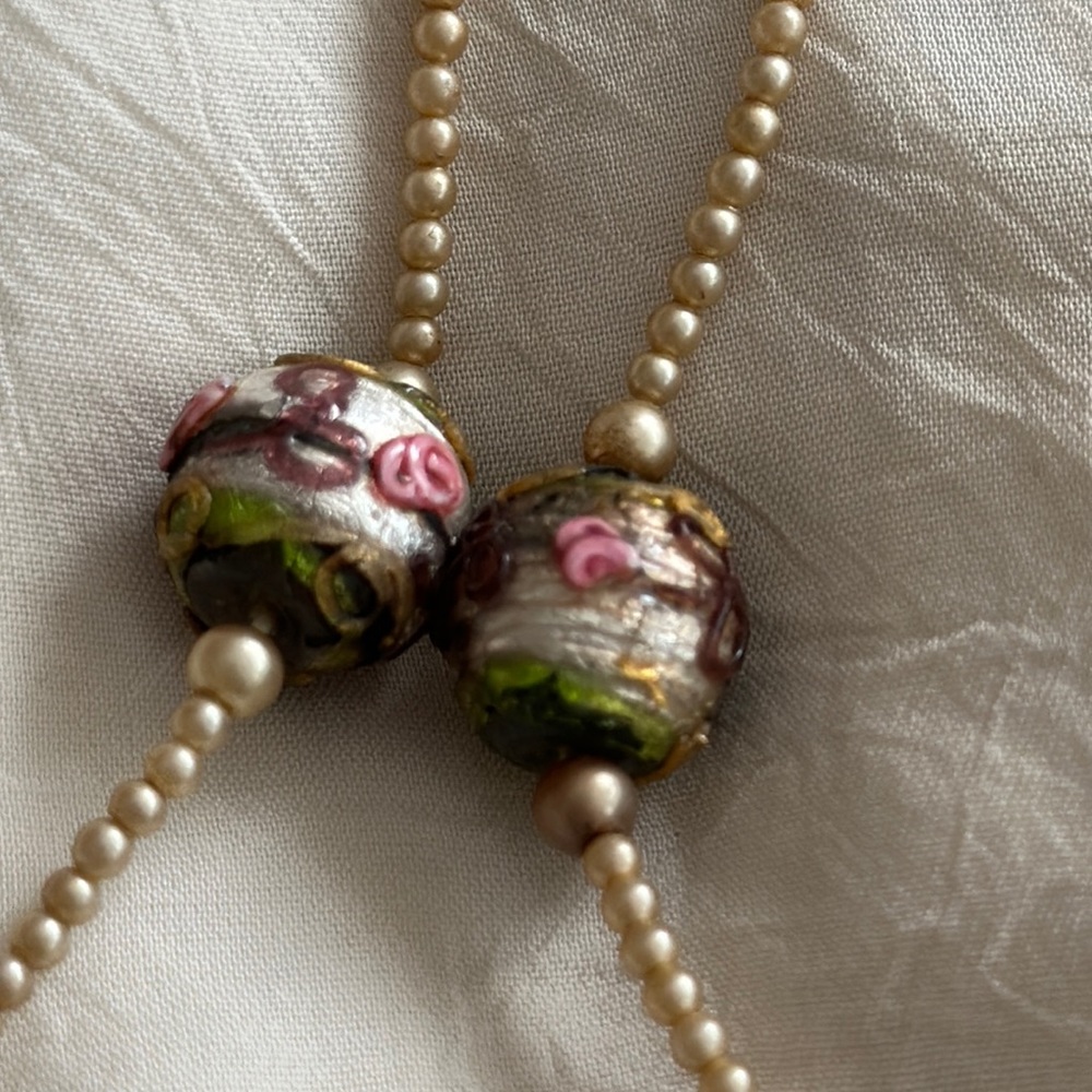 NFS RESERVE FOR TRADE Antique Venetian wedding cake beads three of them - Picture 14 of 17